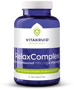 RelaxComplex oa Magnesium Tauraat & Vitamine D3