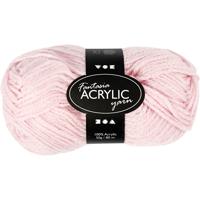 Creativ Company Acrylgaren, lichtrood, 50gr, 80m