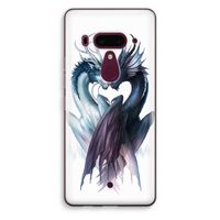 Yin Yang Dragons: HTC U12+ Transparant Hoesje