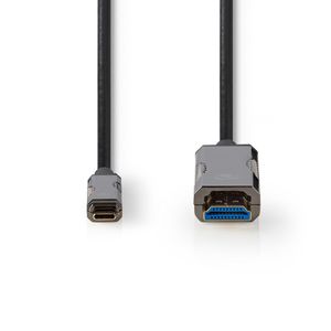 USB Type-C naar HDMI-Kabel | AOC | Type-C Male - HDMI-Connector | 50.0 m | Zwart