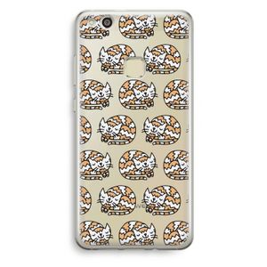 Slapende poes: Huawei Ascend P10 Lite Transparant Hoesje