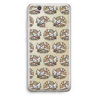 Slapende poes: Huawei Ascend P10 Lite Transparant Hoesje