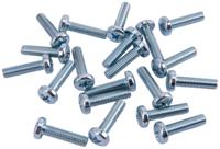 Dresselhaus draadschroef threaded 5x20mm 20pcs. pan head/cross recess