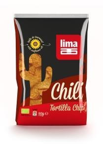 Tortilla chips chili bio