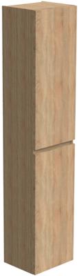 Thebalux Beat Hoge Kast Links 45x29x165 cm Walnut
