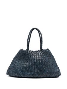 DRAGON DIFFUSION sac porté épaule à design tressé - Bleu