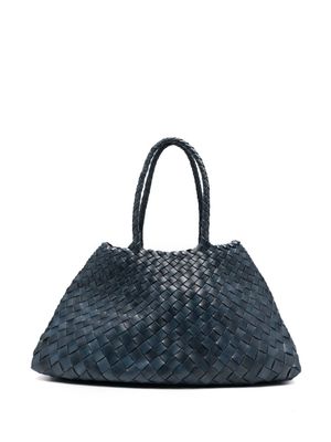 DRAGON DIFFUSION sac porté épaule à design tressé - Bleu