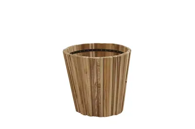 Plantenbak Miguel rond teak - small