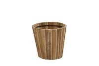 Plantenbak Miguel rond teak - small