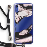 Roze stroom: Honor Play 8A Transparant Hoesje met koord