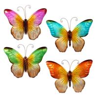 Metalen vlinder 32x24cm