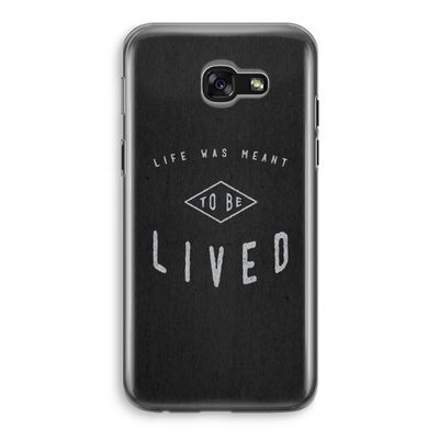 To be lived: Samsung Galaxy A5 (2017) Transparant Hoesje