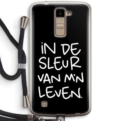 De Sleur: LG K10 (2016) Transparant Hoesje met koord