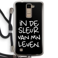 De Sleur: LG K10 (2016) Transparant Hoesje met koord