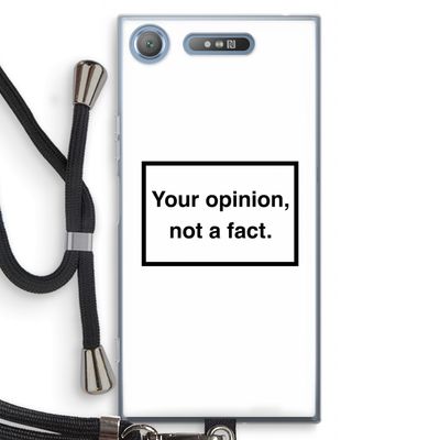Your opinion: Sony Xperia XZ1 Transparant Hoesje met koord