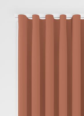 Renica gordijn - Burnt Orange met Wave plooi