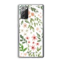 Botanical sweet flower heaven: Samsung Galaxy Note 20 / Note 20 5G Transparant Hoesje