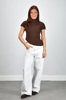 Agolde jeans Low Curve A197B-1183 milkshake