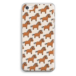 Pony: iPhone 5 / 5S / SE Transparant Hoesje