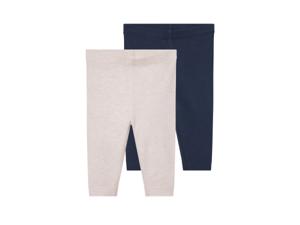 lupilu 2 baby leggings (Beige/donkerblauw, 50/56)