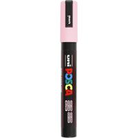 Uni-Posca Posca marker, afm pc-5m, lijndikte 2,5 mm, medium, lichtroze, 1 stuk