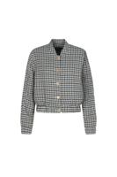 Elvira Casuals Bomber Maud E5 25-011 Jackets 1037 Checked Blue