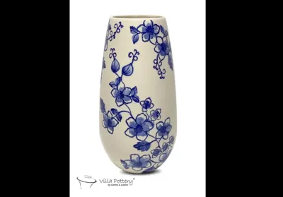 DUTCH BLUE 11 VASE 16X29CM