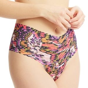 Hanky Panky Daily Lace Print Retro Thong