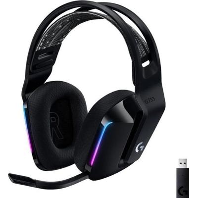 Gaming headset - Draadloos - LOGITECH G - G733 LIGHTSPEED - Zwart