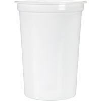 Satébeker | PP | 500ml | 125mm | wit | 656 stuks