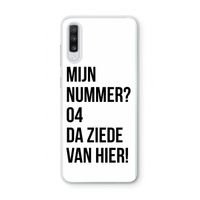 Da ziede van hier: Samsung Galaxy A70 Transparant Hoesje Da ziede van hier: Samsung Galaxy A70 Transparant Hoesje