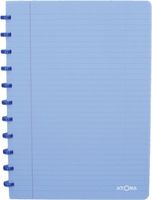 Atoma Trendy schrift, ft A4, 144 bladzijden, gelijnd, transparant blauw