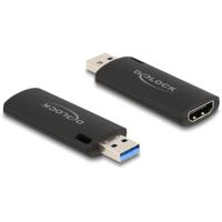 DeLOCK hdmi video capture stick usb-a adapter (zwart)
