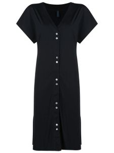 Lygia & Nanny robe-chemise Artemis à col v - Noir