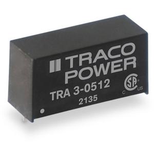 TracoPower TRA 3-1219 DC/DC-converter, print 12 V/DC 9 V/DC 333 mA 3 W Aantal uitgangen: 1 x Inhoud 1 stuk(s)