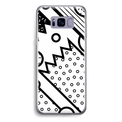 Pop Art #4: Samsung Galaxy S8 Plus Transparant Hoesje