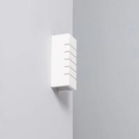 Wandlamp wit &apos;Coral&apos; gips modern E14 fitting 245mm