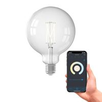 Calex Smart LED Filament Helder Globelamp G125 E27 220-240V 7,5W 1055lm 1800-3000K - thumbnail