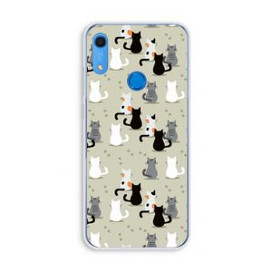 Katten: Huawei Y6s Transparant Hoesje