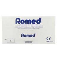 Romed Vinyl handschoen niet steriel gepoederd S 100 Stuks