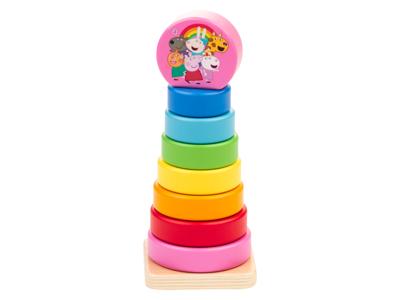 Motoriek speelgoed (Peppa Pig stapeltoren)