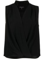 rag & bone blouse Meredith en satin à design drapé - Noir