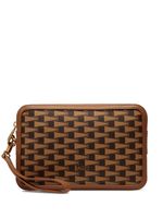 Bally pochette Pennant en cuir - Marron - thumbnail