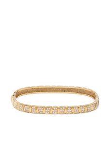 Loyal.e Paris bracelet jonc Ride & Love en or 18ct pavé de diamants