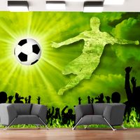 Zelfklevend fotobehang - Voetbal, 8 maten, premium print - thumbnail