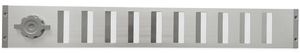 Aluminium Afsluitbaar Schuifrooster Opbouw 650 X 90mm - Alu (3-6509aa)
