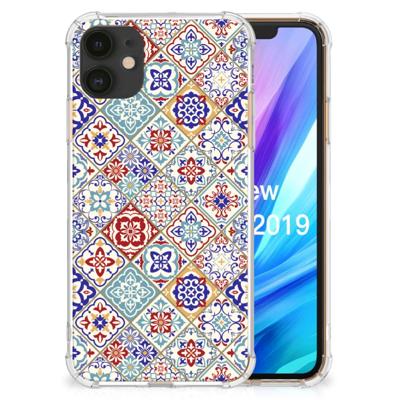 Apple iPhone 11 Anti-Shock Hoesje Tiles Color Apple iPhone 11 Anti-Shock Hoesje Tiles Color