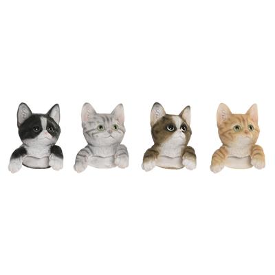 Decoratieve figuren Home ESPRIT Bruin Zwart Grijs 8 x 8 x 10 cm (4 Stuks) Decoratieve figuren Home ESPRIT Bruin Zwart Grijs 8 x 8 x 10 cm (4 Stuks)