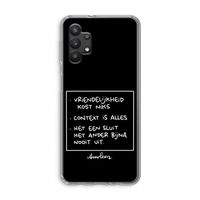 Mijn Motto's: Samsung Galaxy A32 5G Transparant Hoesje
