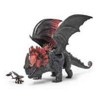 How to Train Your Dragon figuur Red Death Chomping Rampage